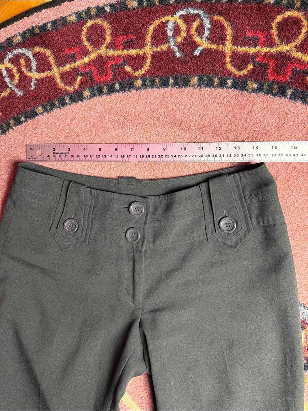 Y2K LOW RISE DRESS PANTS - Picture 7 of 8